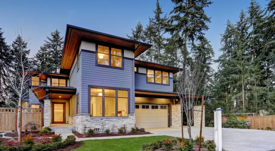 beautiful modern pre-construction house