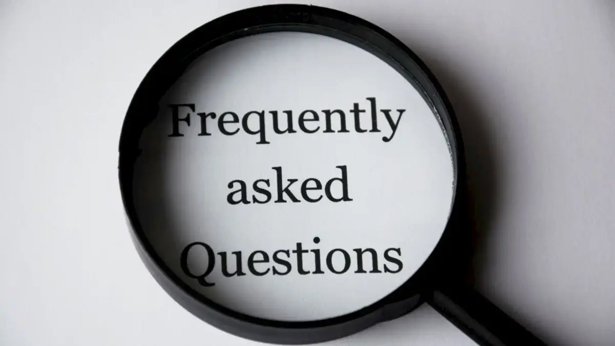Magnifying glass on Frequently Asked Questions