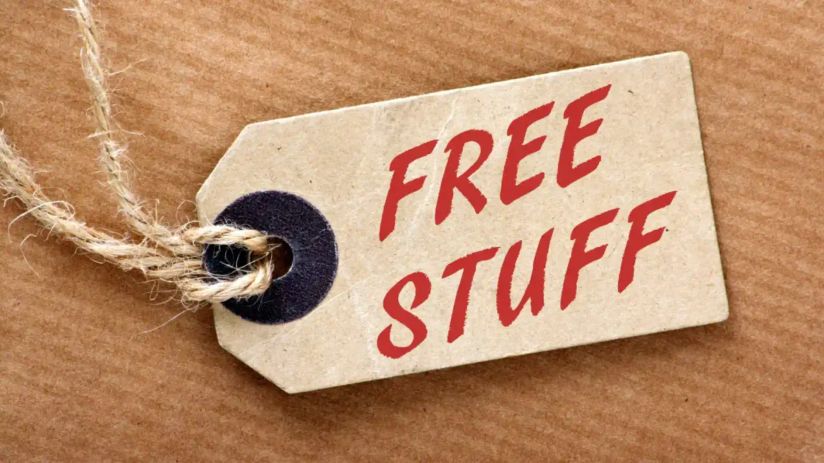 free stuff tag