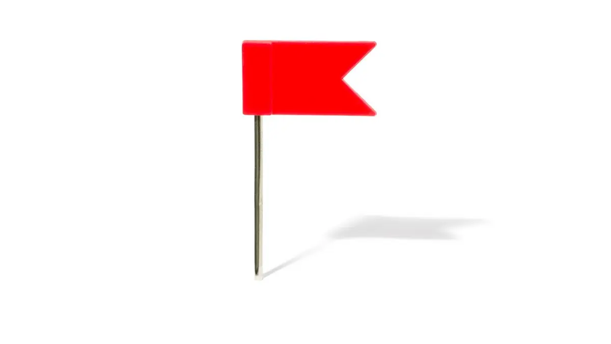 a red flag